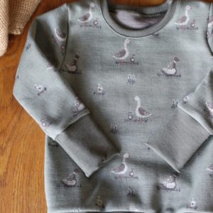 Mitwachssweater “MeergansLiebe” Bio Merinowolljacquard
